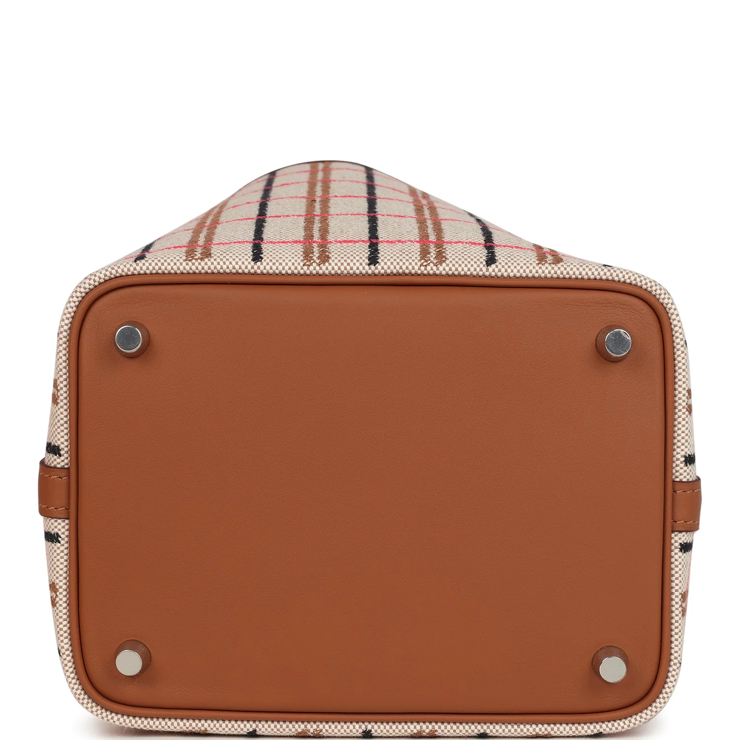 Hermes Picotin Lock 18 Gold, Ecru-Beige, Rose Pop, Black Toile H and Fauve Swift and Toile H Palladium Hardware - Image 6