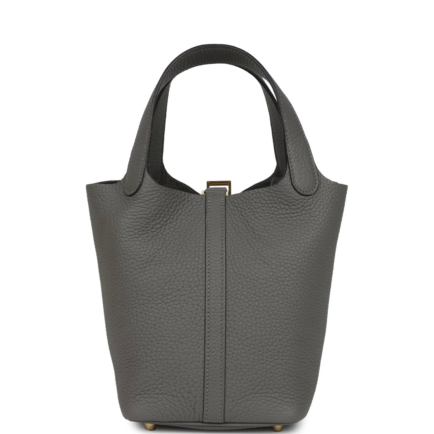 Hermes Picotin Lock 18 Gris Meyer Clemence Gold Hardware - Image 4