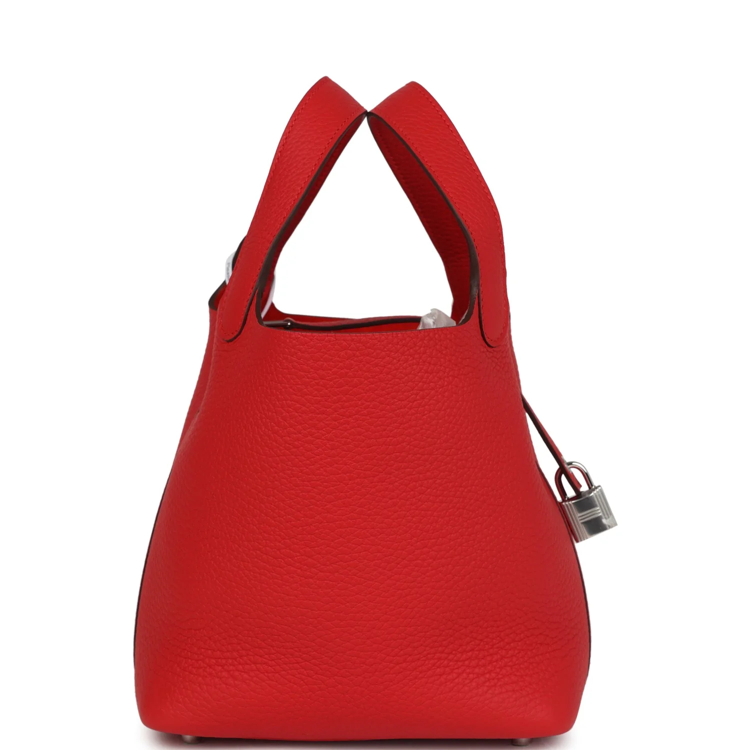 Hermes Picotin Lock 18 Rouge Radieux Clemence Palladium Hardware - Image 4