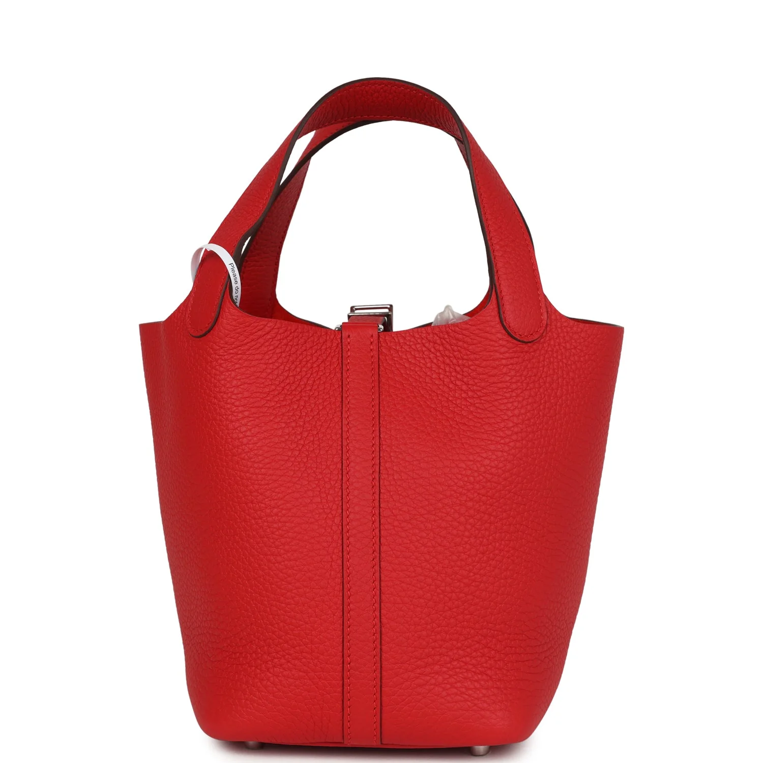 Hermes Picotin Lock 18 Rouge Radieux Clemence Palladium Hardware - Image 5