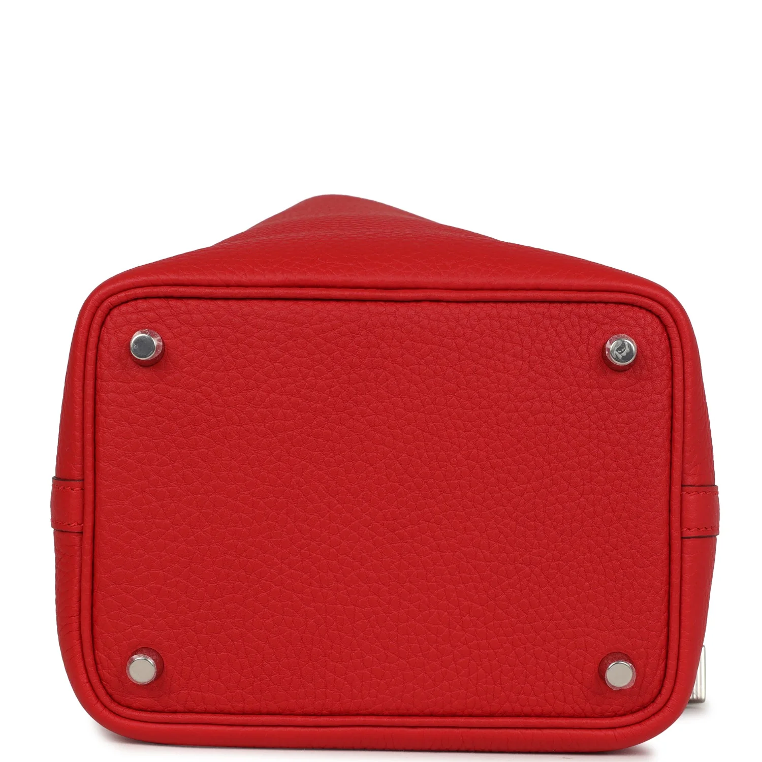 Hermes Picotin Lock 18 Rouge Radieux Clemence Palladium Hardware - Image 6