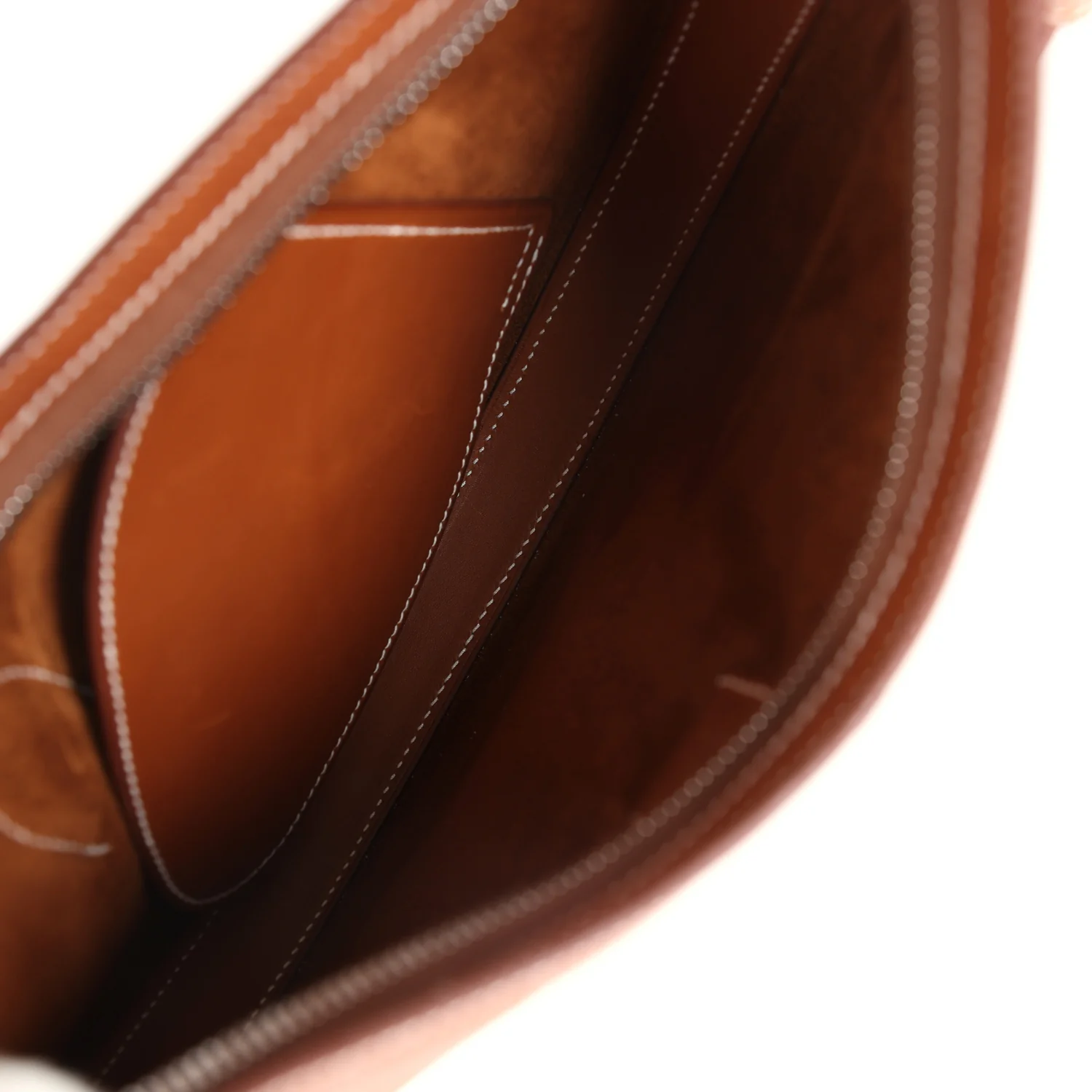 Hermes P'tit Arcon Bag Fauve Barenia Faubourg Palladium Hardware - Image 10