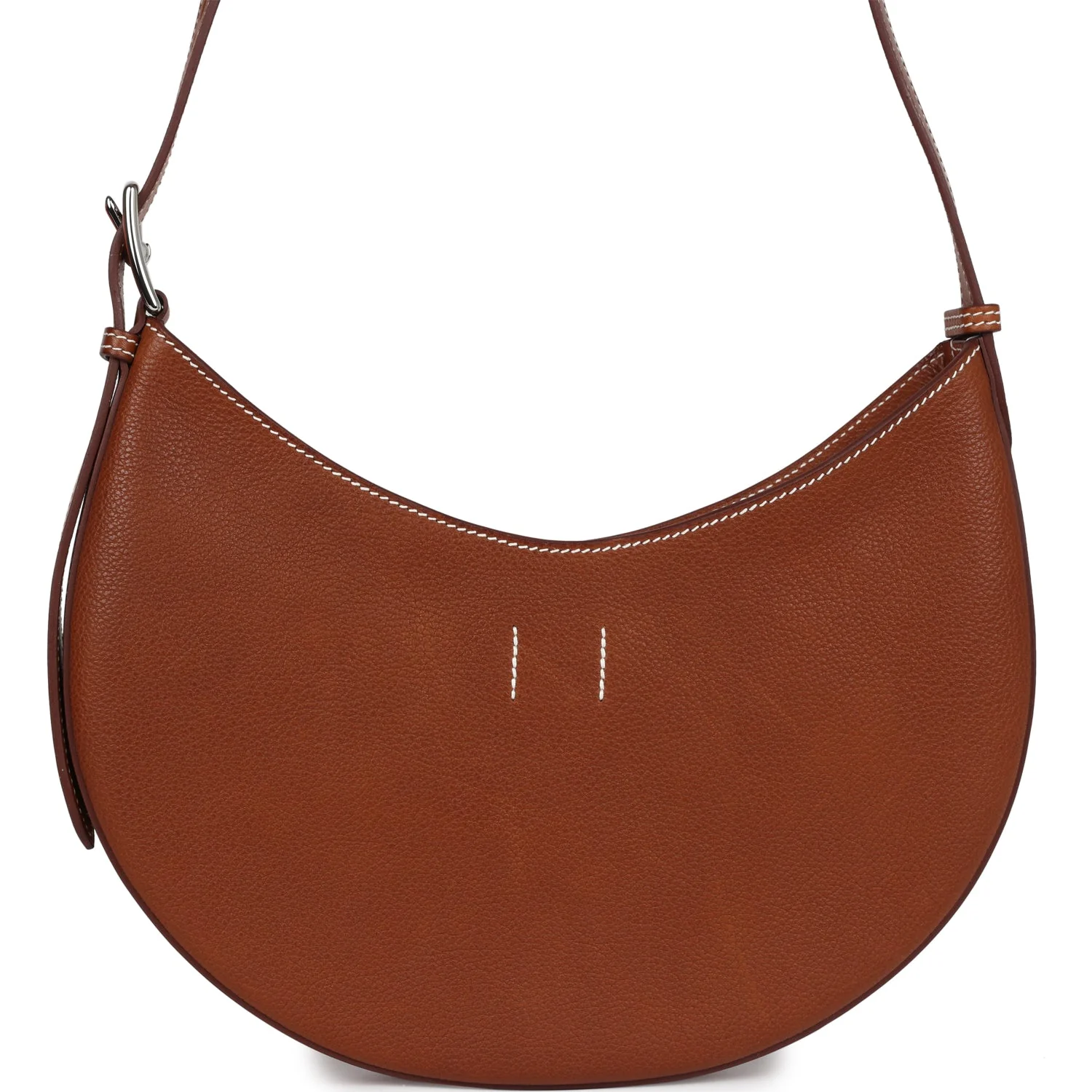 Hermes P'tit Arcon Bag Fauve Barenia Faubourg Palladium Hardware - Image 4