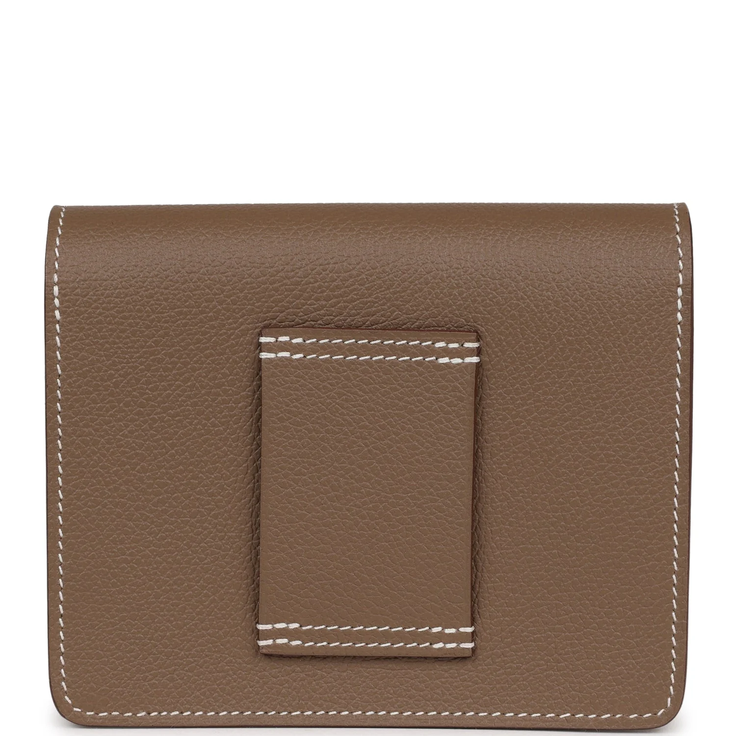 Hermes Roulis Slim Wallet Etoupe Evercolor Gold Hardware - Image 4