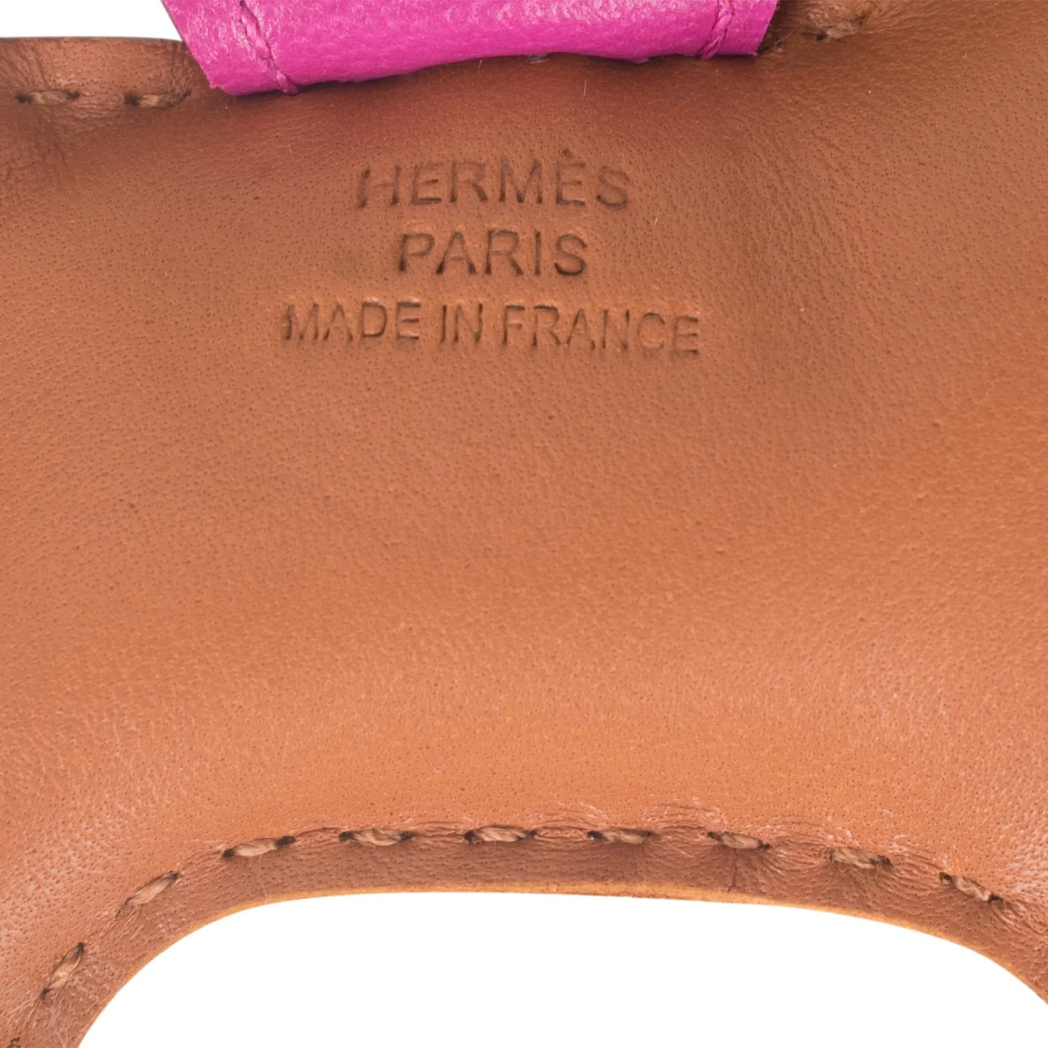 Hermes Sesame/Rouge Grenat/Rose Pourpre Grigri Horse Rodeo Bag Charm PM - Image 3