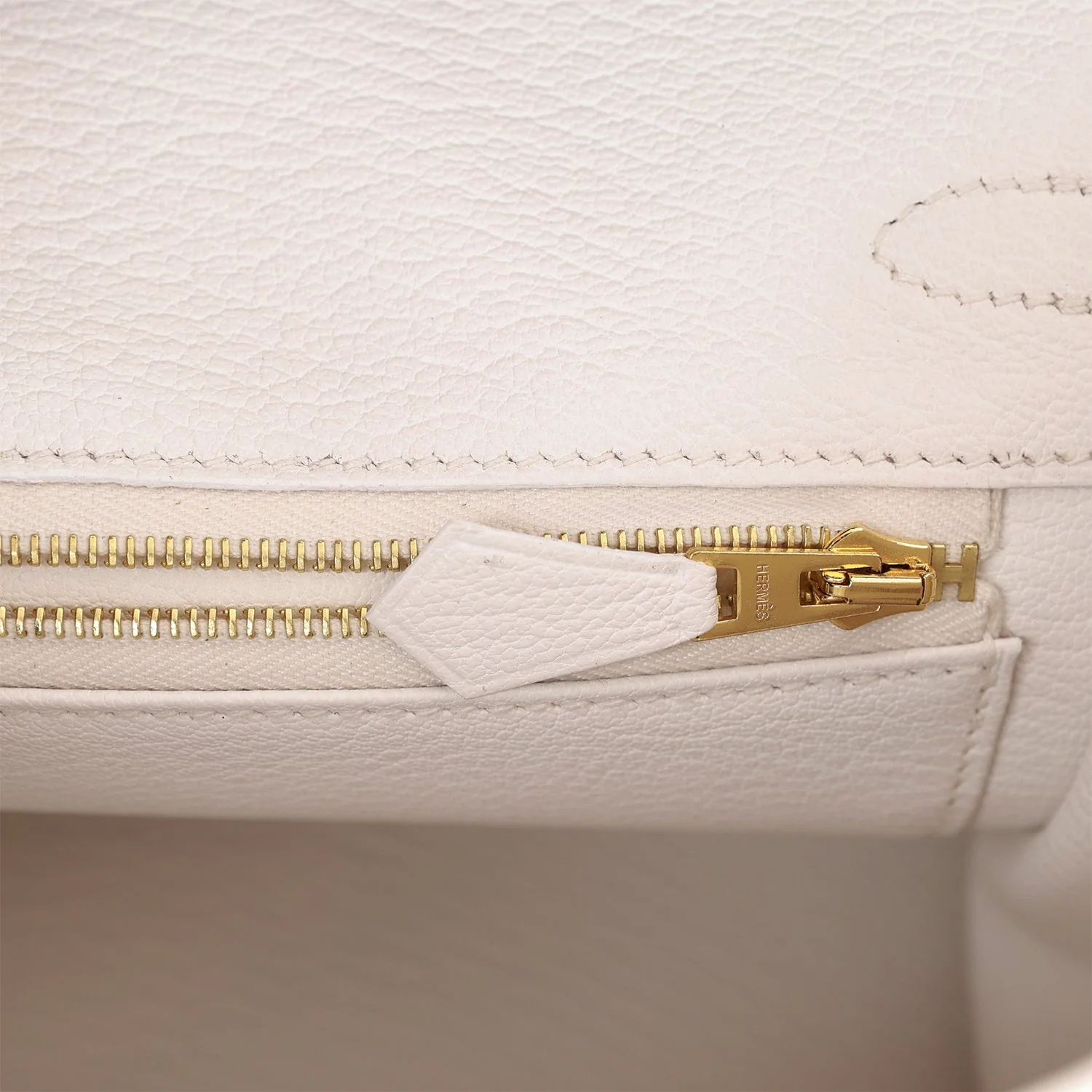 Hermes Special Order (HSS) Birkin 25 Black and White Clemence Gold Hardware - Image 9