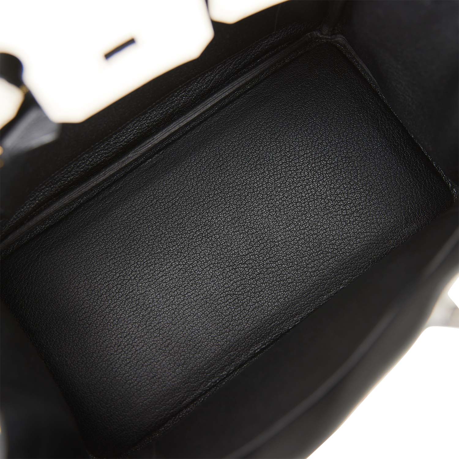 Hermes Special Order (HSS) Birkin 25 Craie and Black Togo Brushed Gold Hardware - Image 7