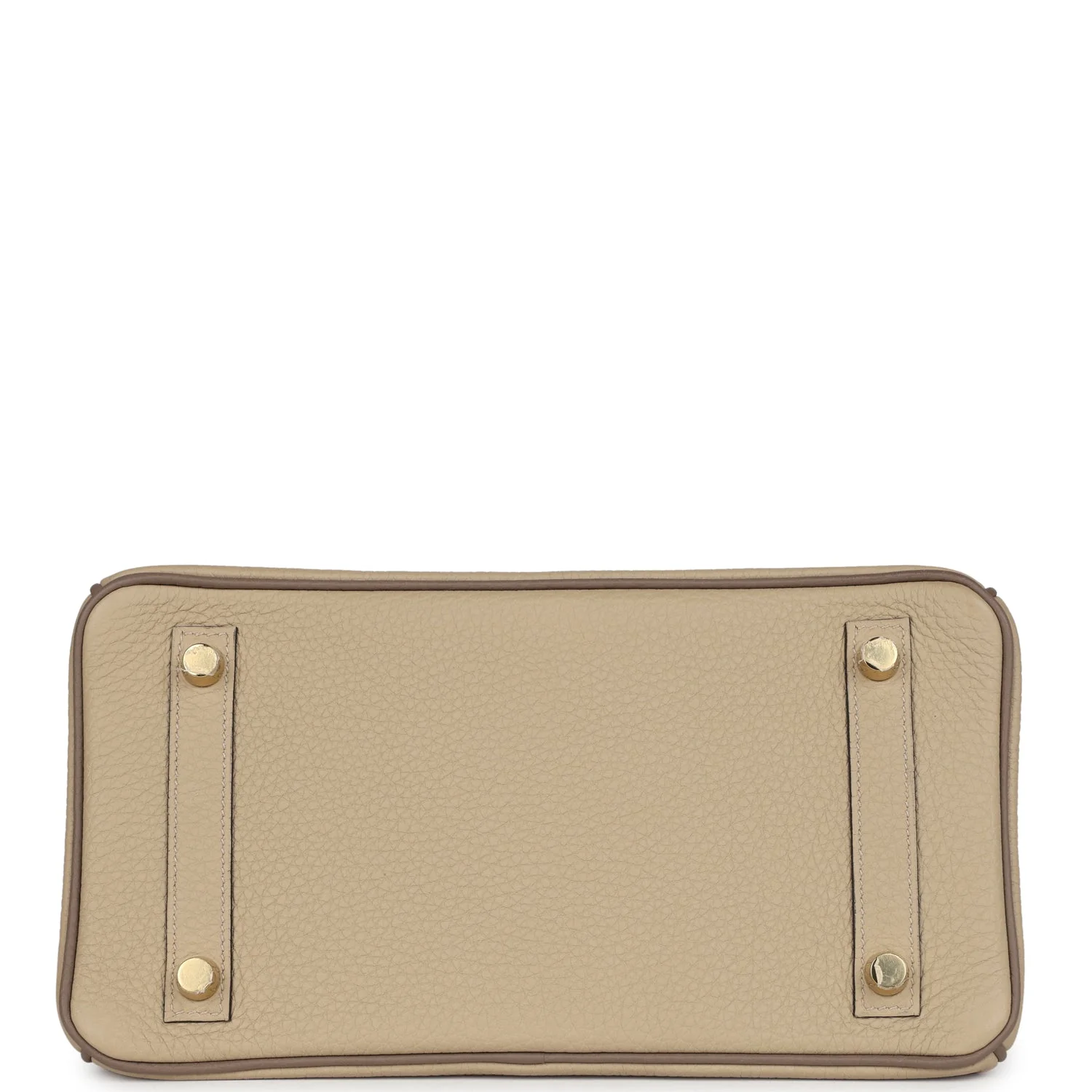 Hermes Special Order (HSS) Birkin 25 Etoupe and Trench Togo Brushed Gold Hardware - Image 6