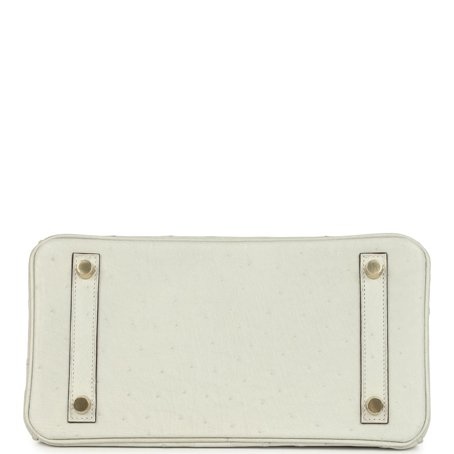 Hermes Special Order (HSS) Birkin 25 Gris Perle Verso Ostrich Brushed Gold Hardware - Image 6