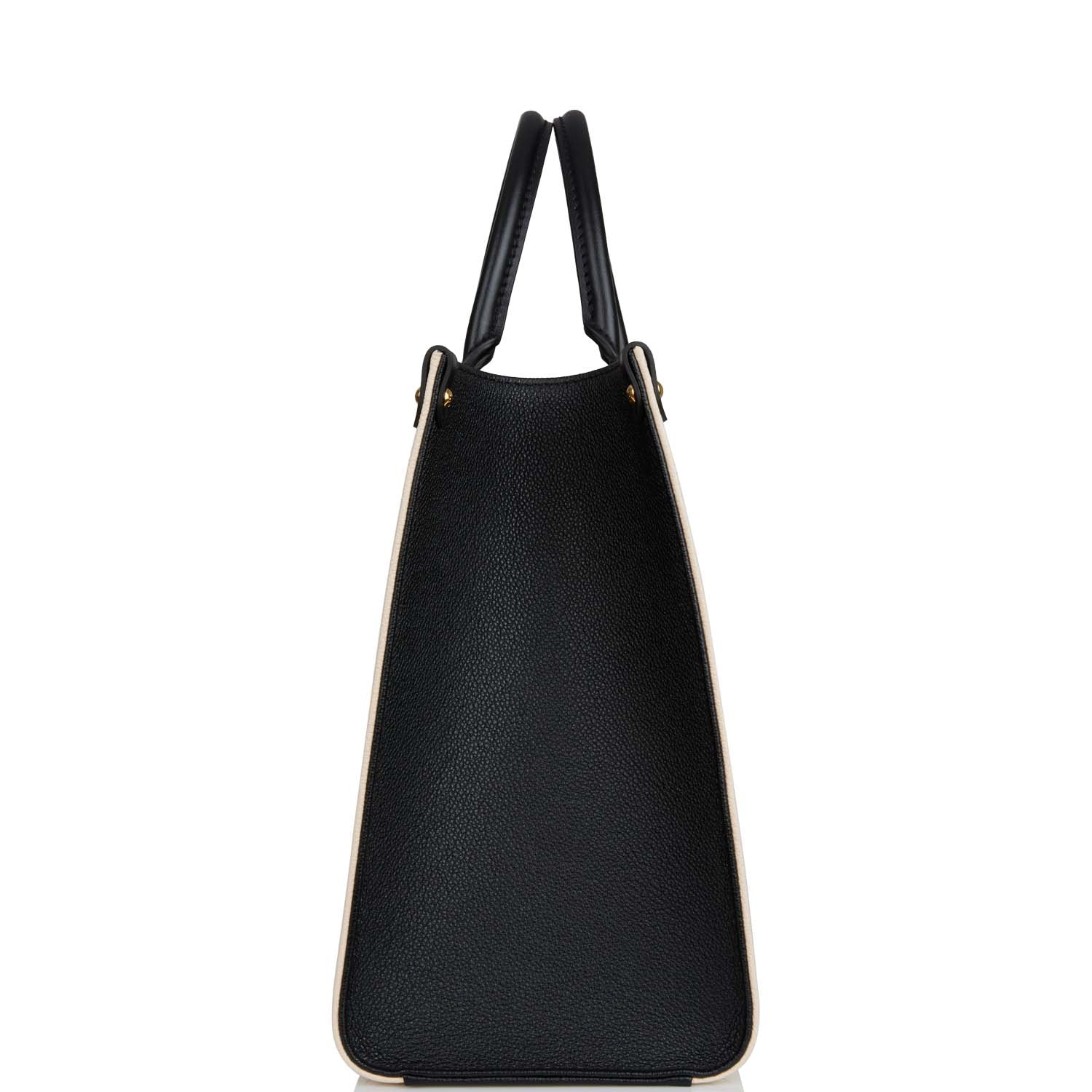 Louis Vuitton Black and Cream Empreinte Giant Monogram OnTheGo MM - Image 3