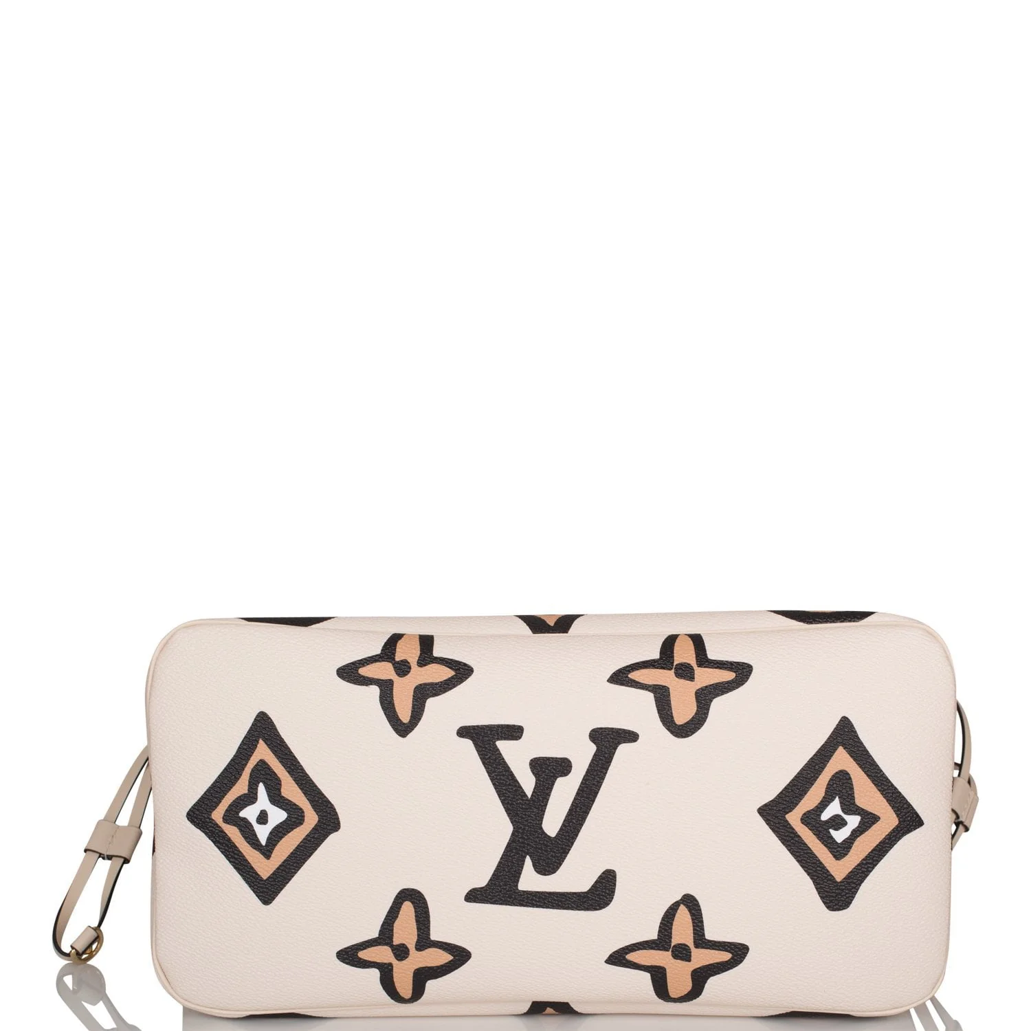 Louis Vuitton Cream Wild At Heart Giant Monogram Neverfull MM - Image 7