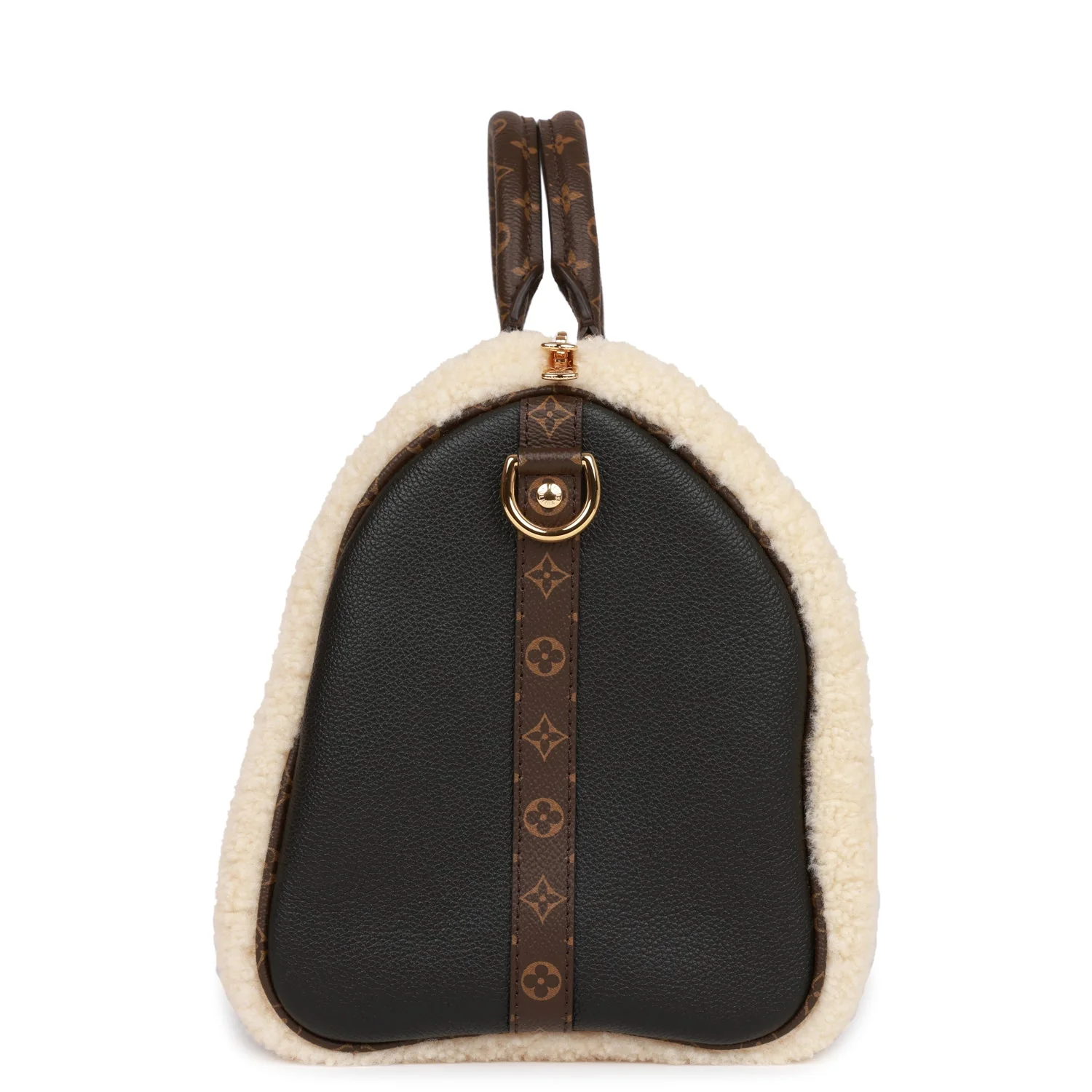 Louis Vuitton Teddy Monogram Shearling Speedy 25 Bandouliere - Image 3