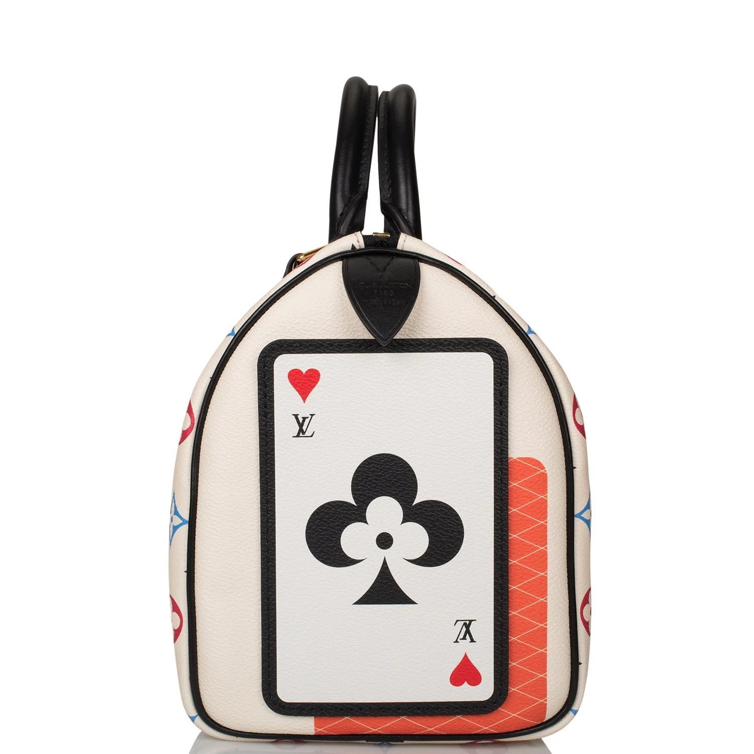 Louis Vuitton White Game On Speedy Bandouliere 25 - Image 3