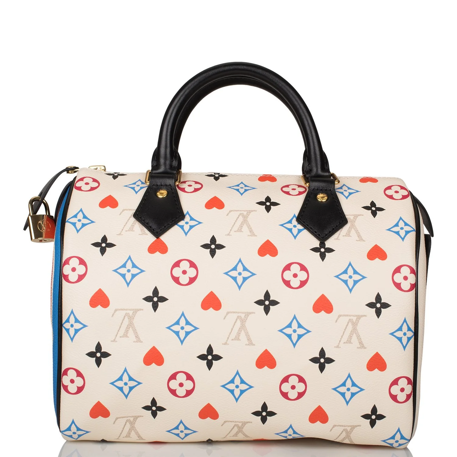 Louis Vuitton White Game On Speedy Bandouliere 25 - Image 4