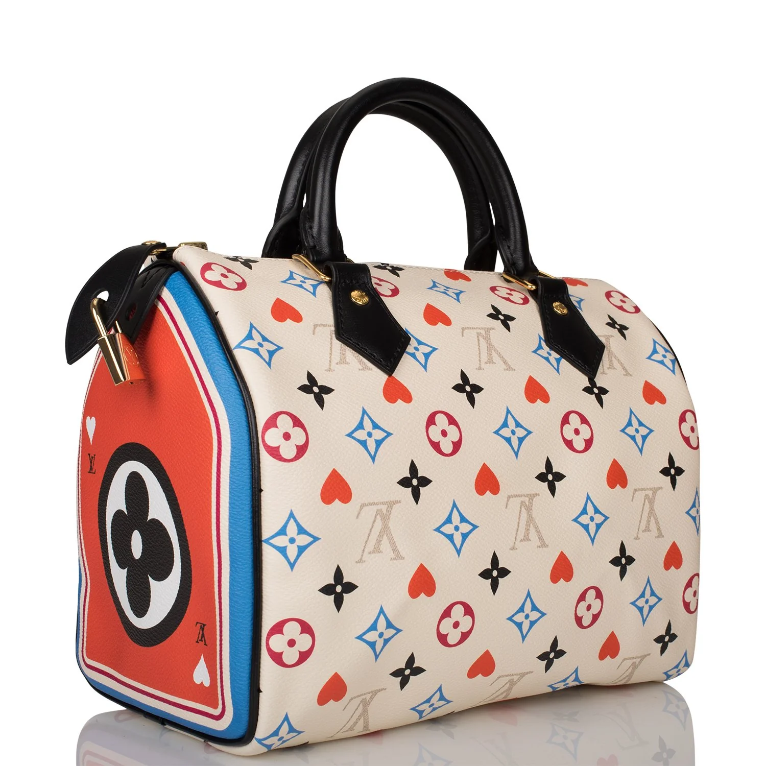 Louis Vuitton White Game On Speedy Bandouliere 25 - Image 5