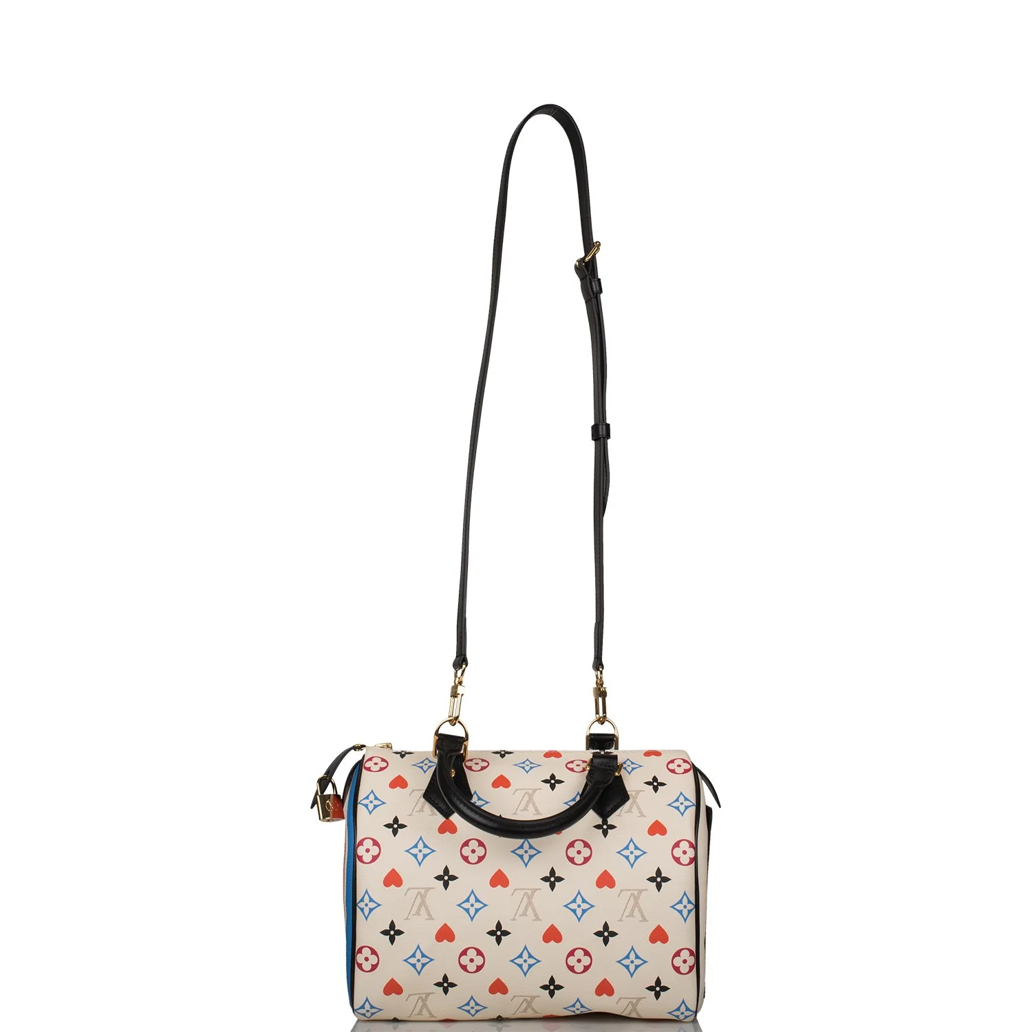 Louis Vuitton White Game On Speedy Bandouliere 25 - Image 7