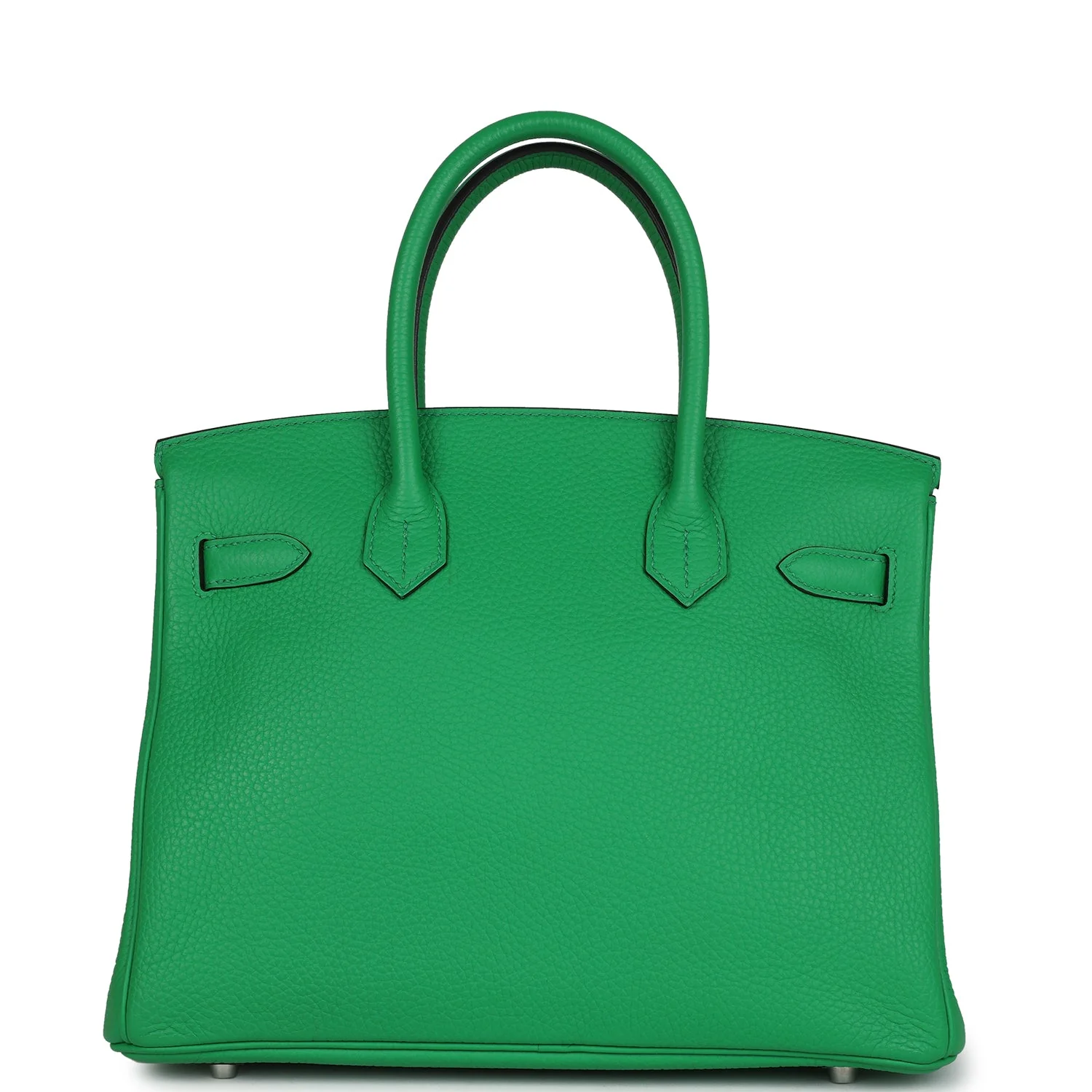 Pre-owned Hermes Birkin 30 Bambou Clemence Palladium Hardware - Image 4