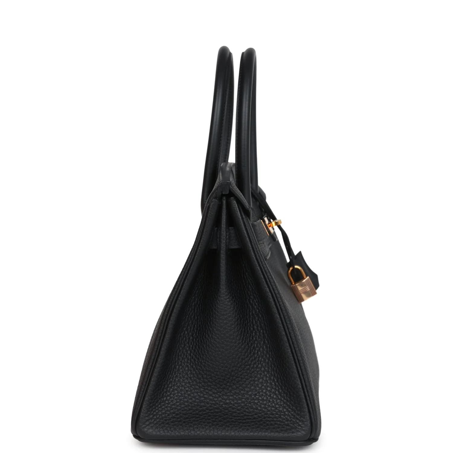 Pre-owned Hermes Birkin 30 Black Togo Rose Gold Hardware - Image 3