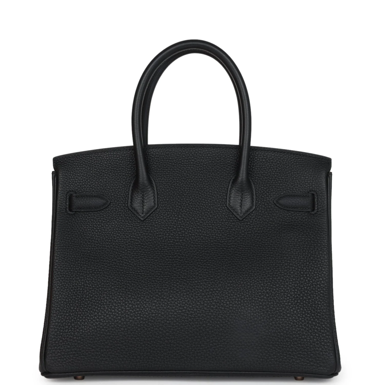 Pre-owned Hermes Birkin 30 Black Togo Rose Gold Hardware - Image 4