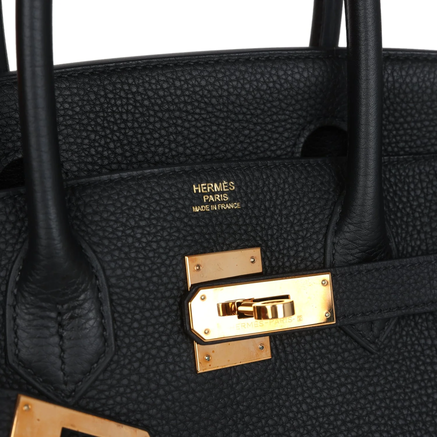 Pre-owned Hermes Birkin 30 Black Togo Rose Gold Hardware - Image 7