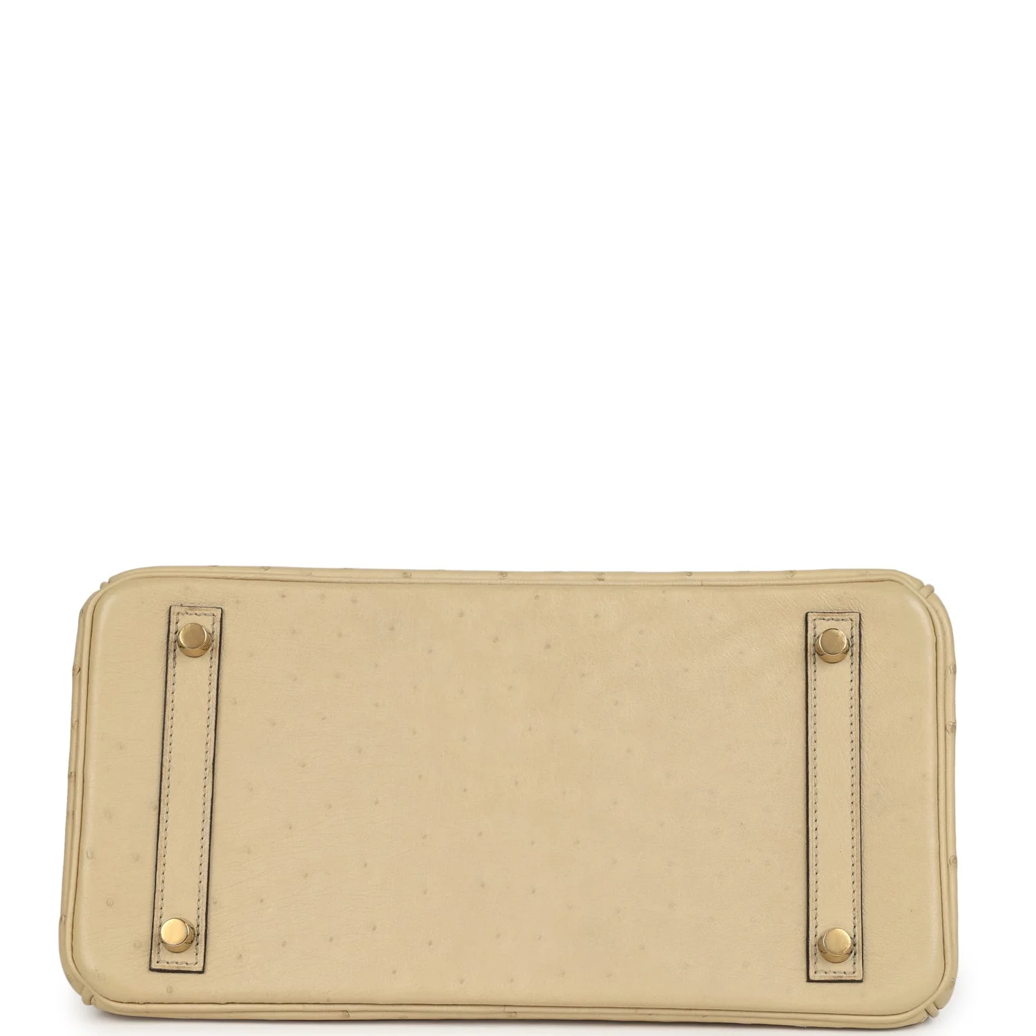 Pre-owned Hermes Birkin 30 Parchemin Ostrich Gold Hardware - Image 6