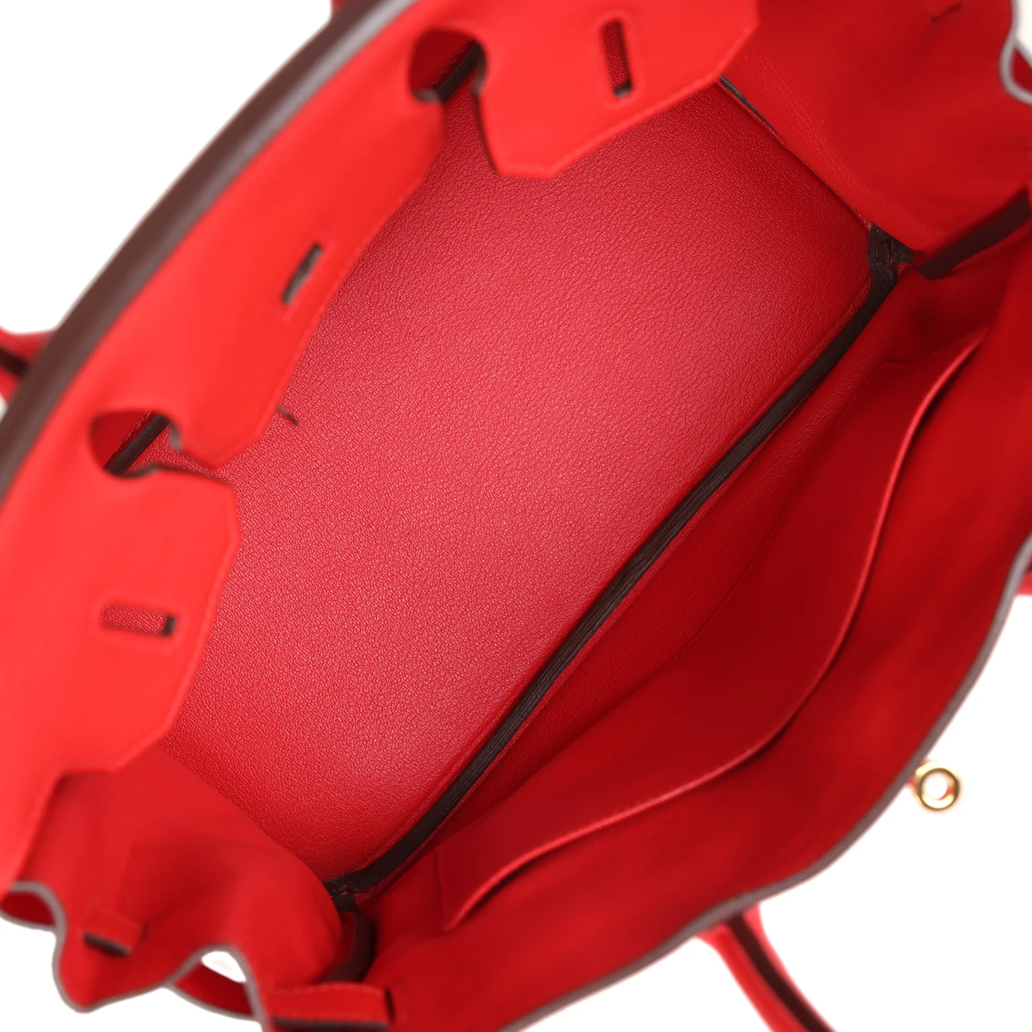 Pre-owned Hermes Birkin 30 Rouge de Coeur Togo Gold Hardware - Image 8