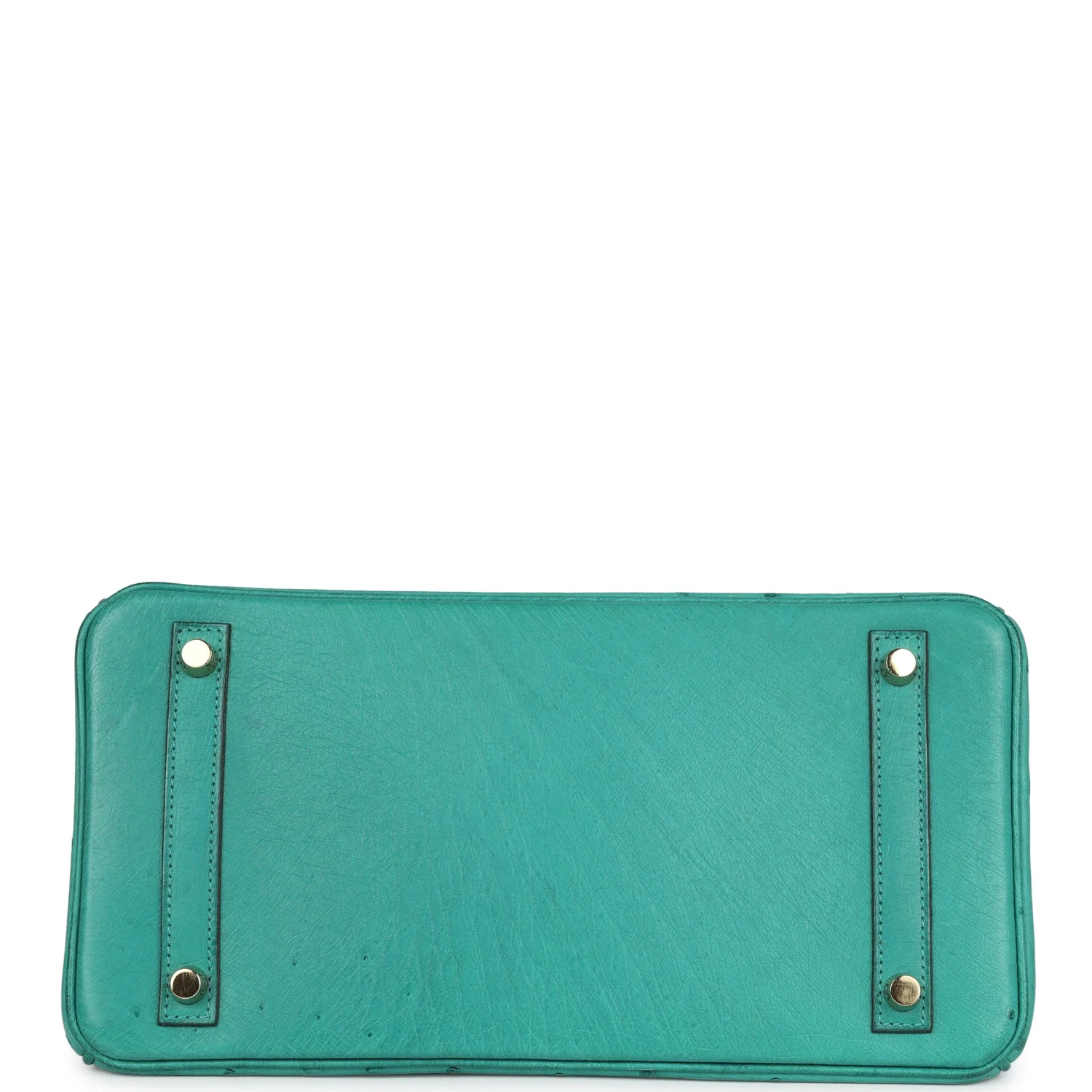 Pre-owned Hermes Birkin 30 Vert Verone Ostrich Gold Hardware - Image 6