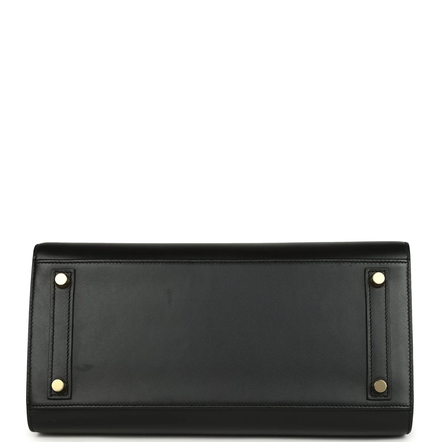 Pre-owned Hermes Birkin Sellier 30 Black Monsieur Gold Hardware - Image 6