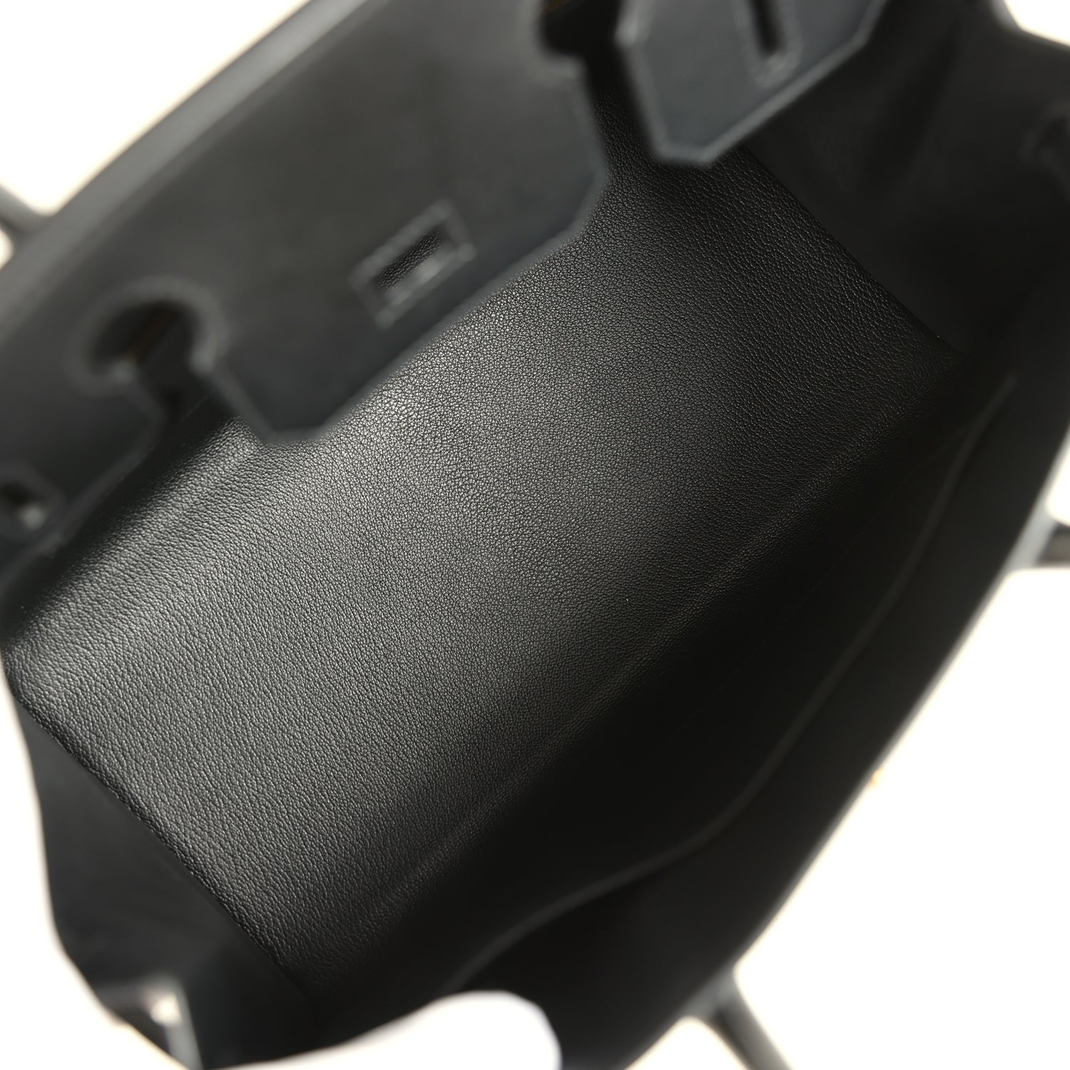 Pre-owned Hermes Birkin Sellier 30 Black Monsieur Gold Hardware - Image 8