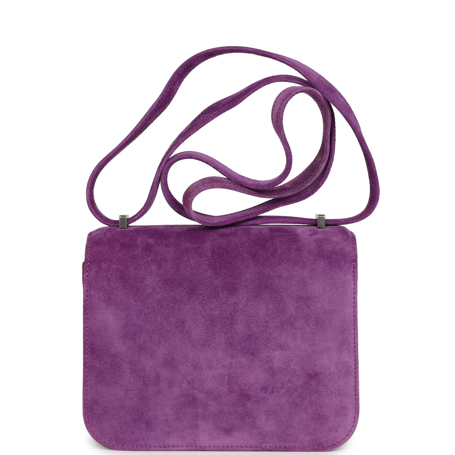 Pre-owned Hermes Constance 18 Violet Doblis Palladium Hardware - Image 4