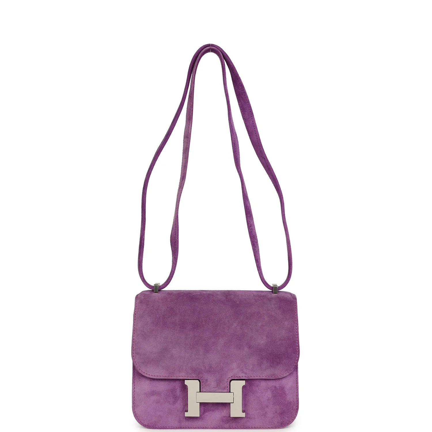 Pre-owned Hermes Constance 18 Violet Doblis Palladium Hardware - Image 7