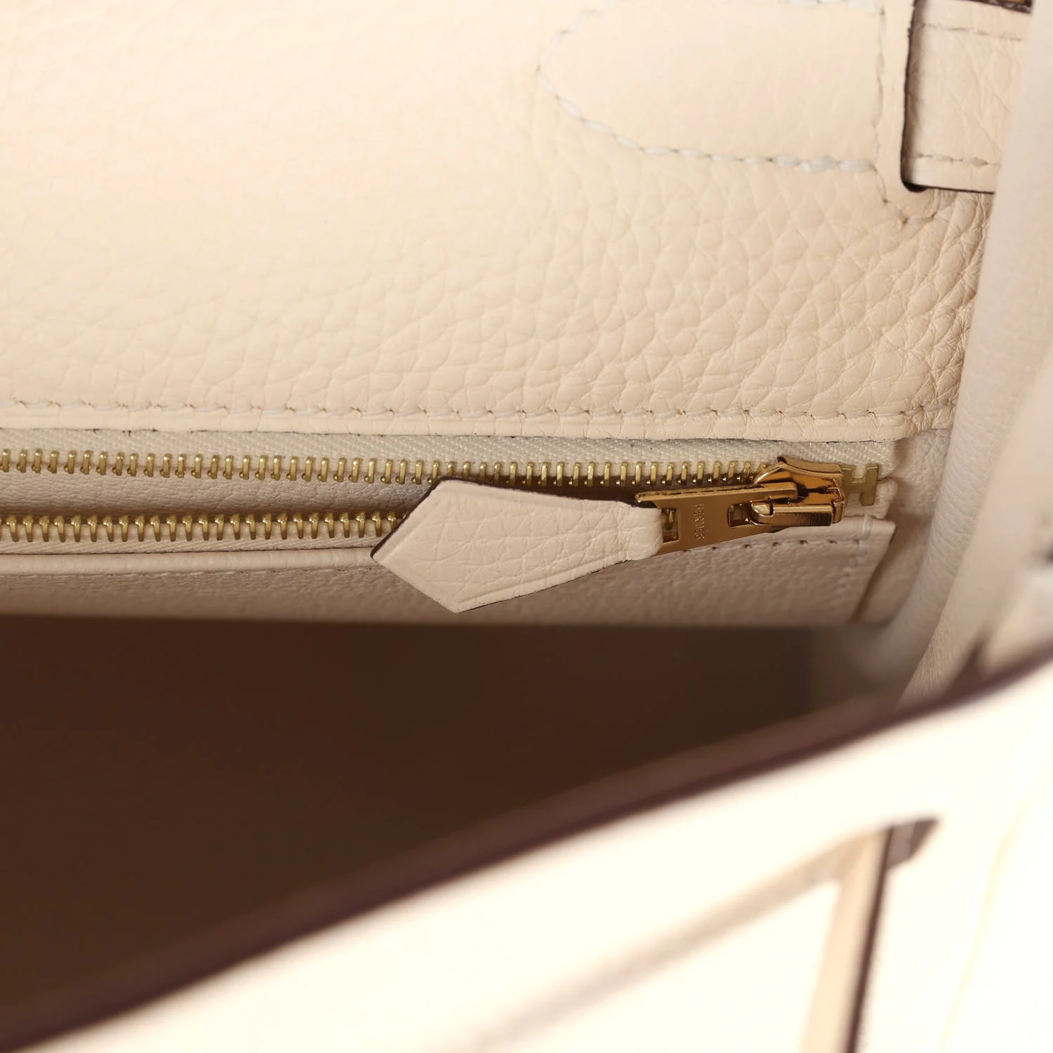 Pre-owned Hermes Kelly Retourne 32 Nata Clemence Gold Hardware - Image 9