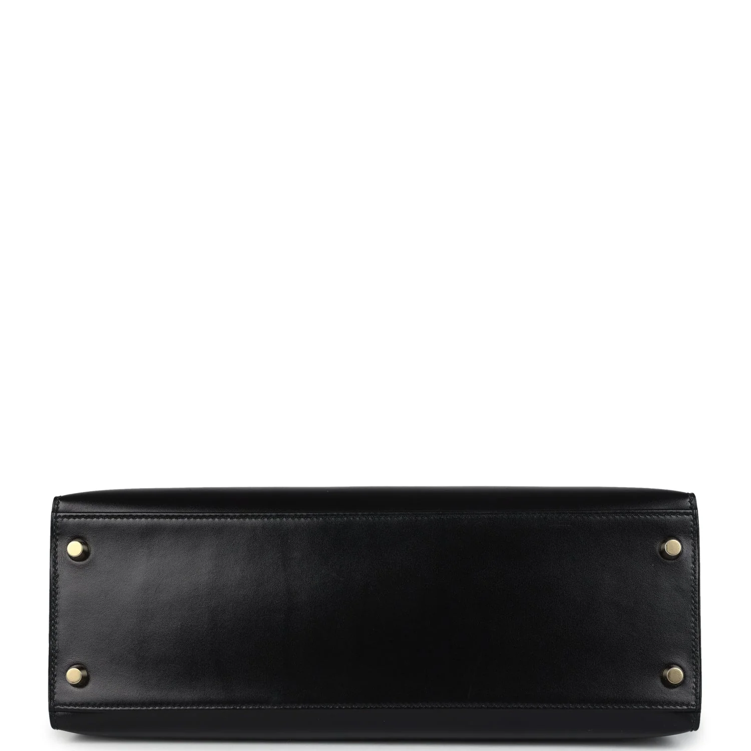 Pre-owned Hermes Kelly Sellier 32 Black Box Gold Hardware - Image 6