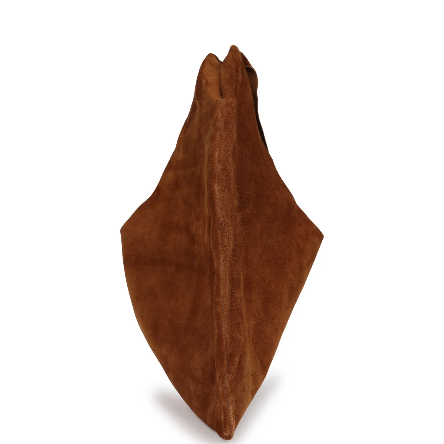 The Row Small Bindle Bag Caramel Suede - Image 3