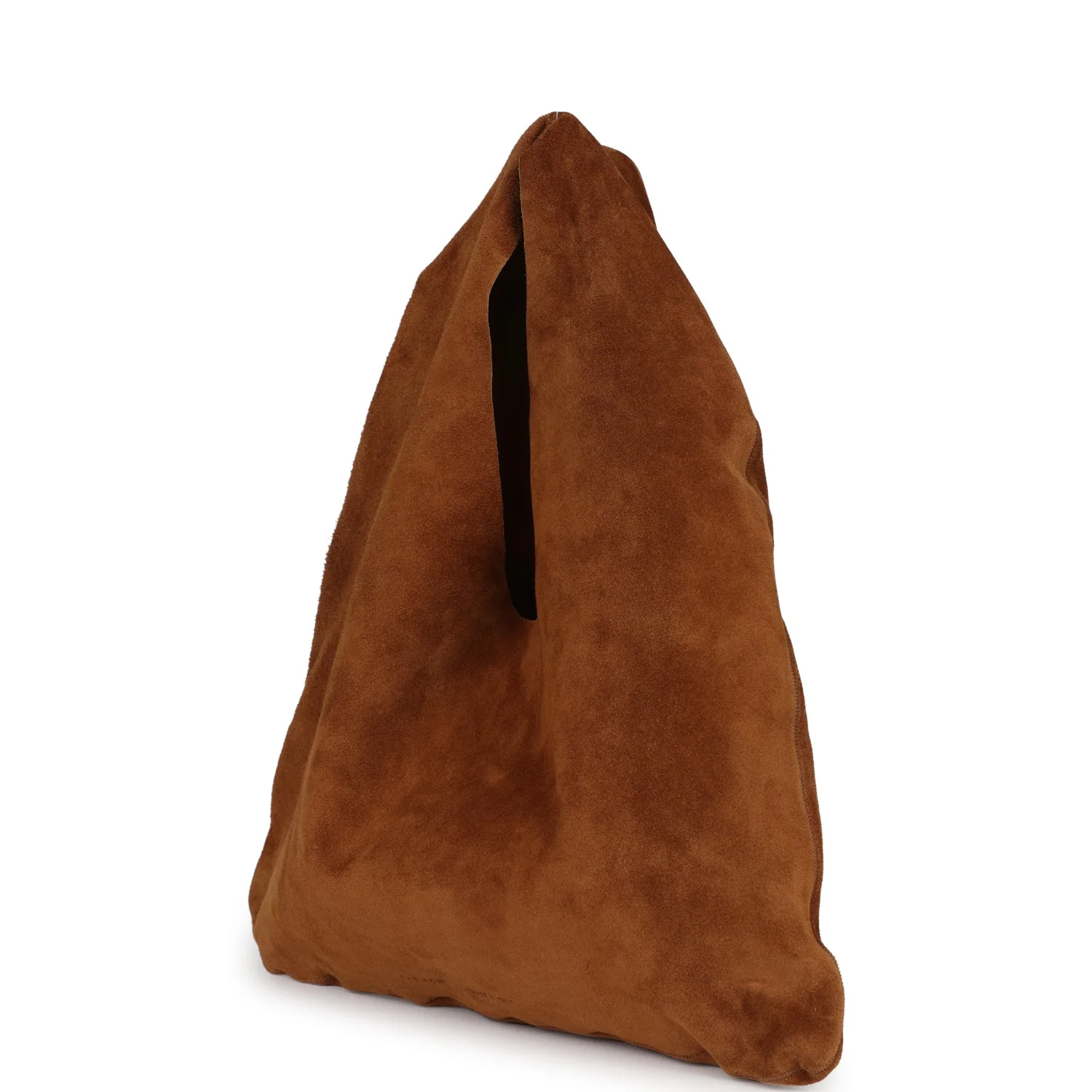 The Row Small Bindle Bag Caramel Suede - Image 5
