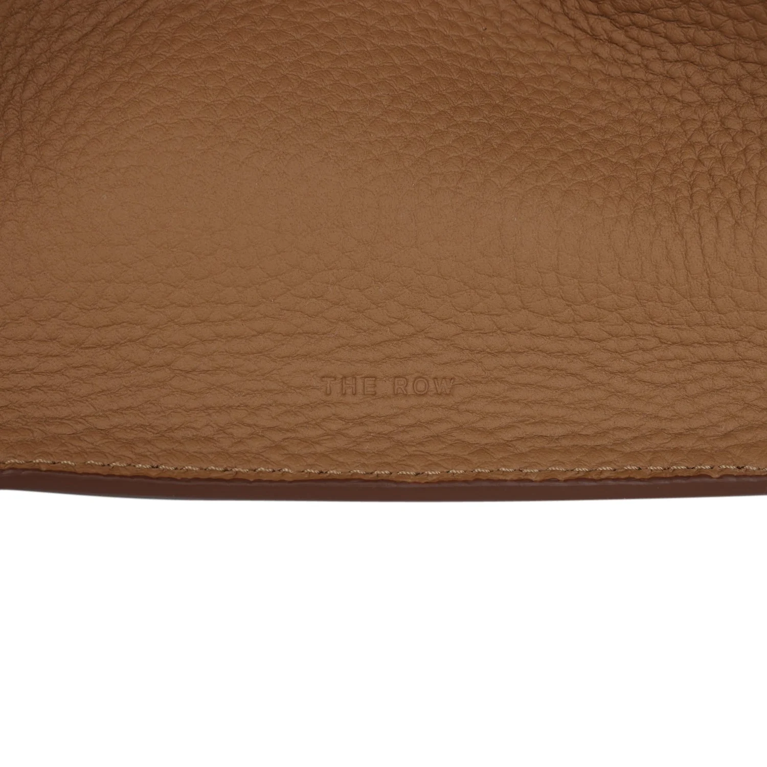 The Row Soft Margaux 10 Bag Sandpit Calfskin Silver Hardware - Image 7