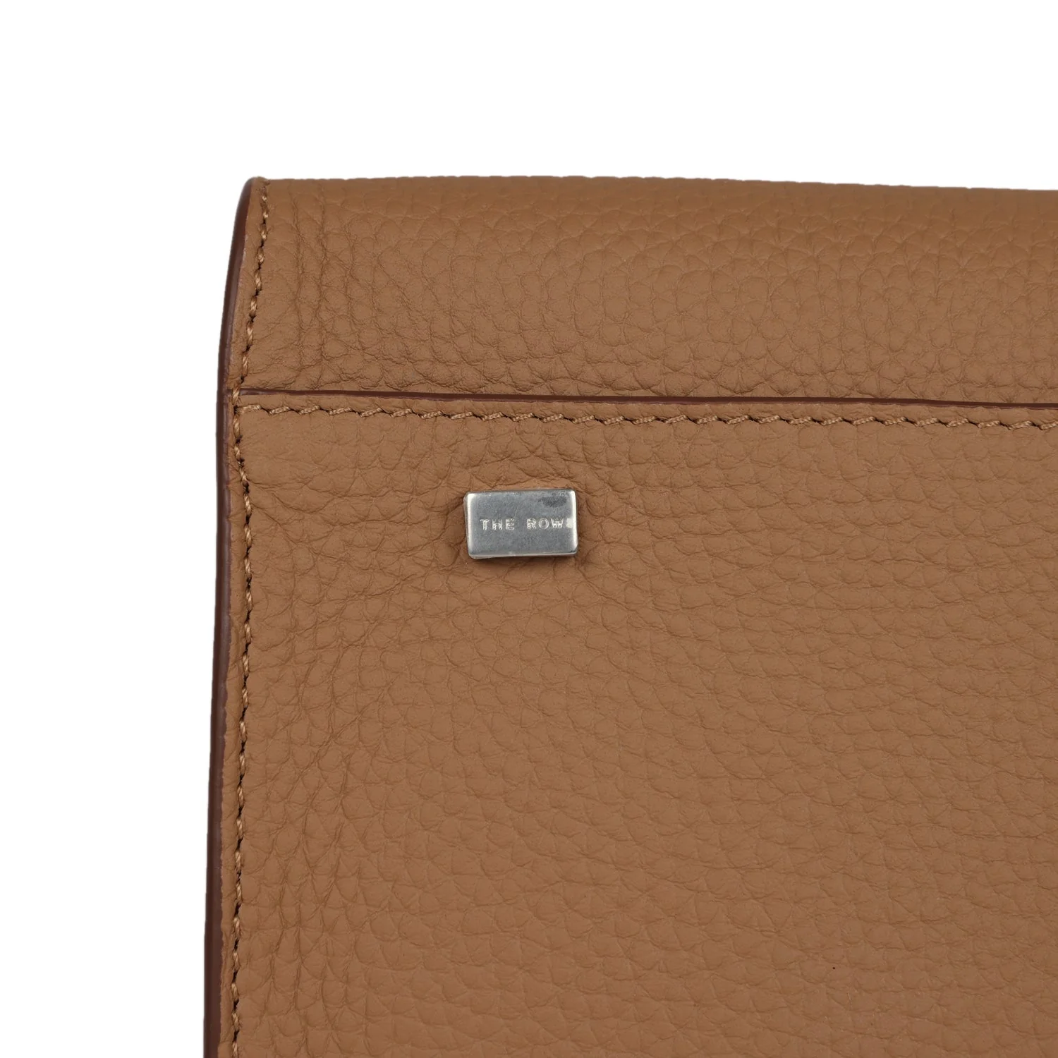 The Row Soft Margaux 10 Bag Sandpit Calfskin Silver Hardware - Image 8