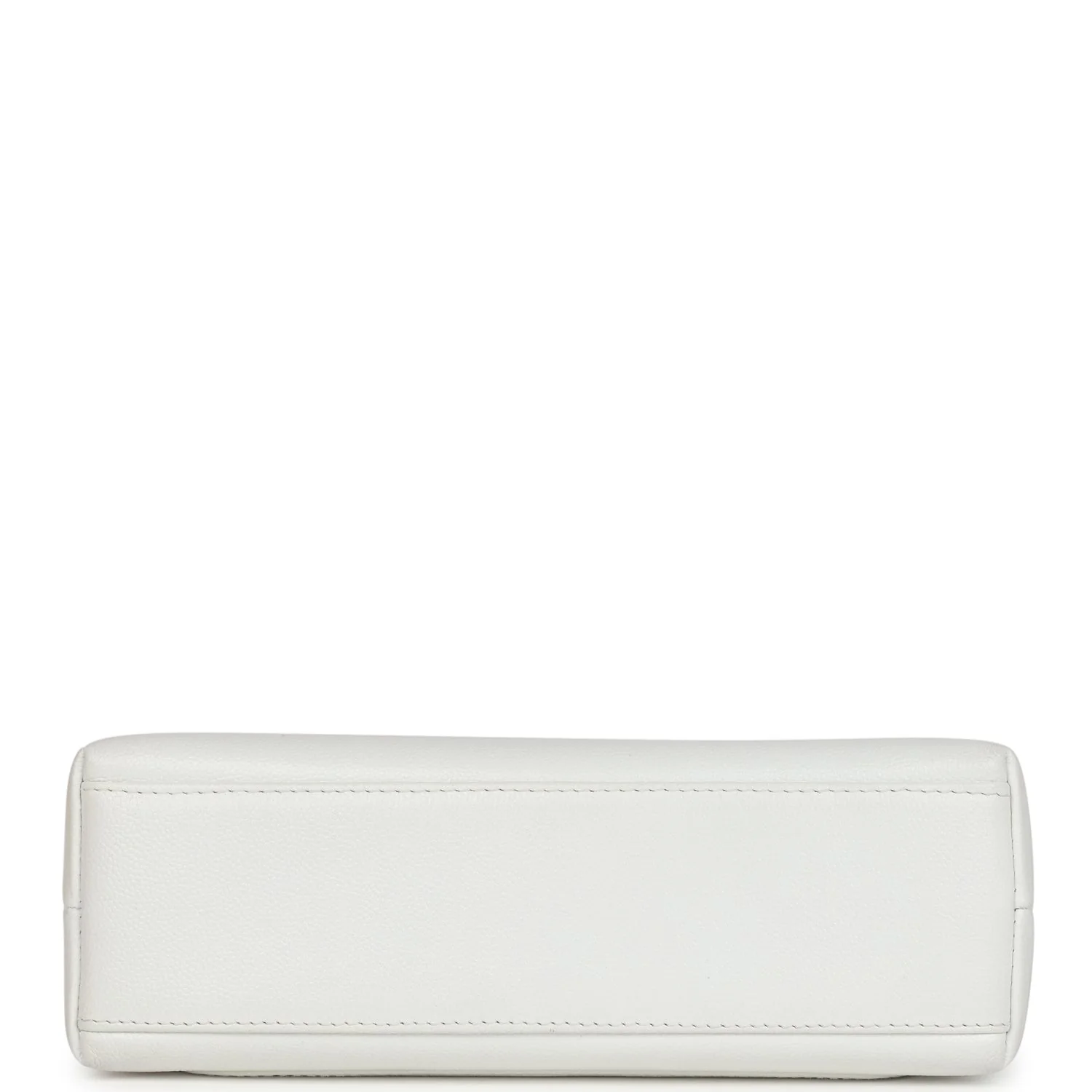 Vintage Chanel Small Kelly White Caviar Gold Hardware - Image 6