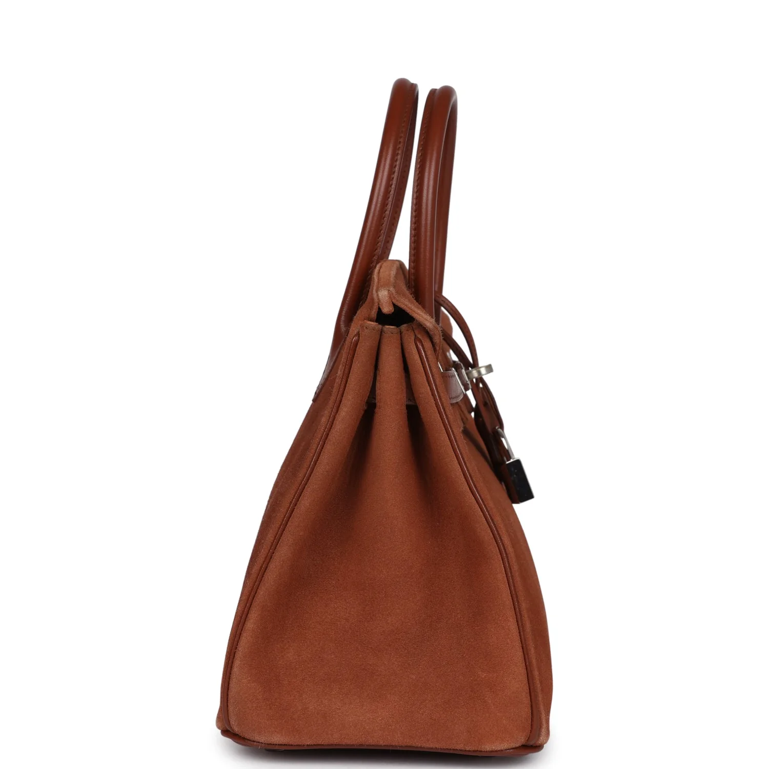 Vintage Hermes Birkin 25 Noisette Doblis and Box Palladium Hardware - Image 3