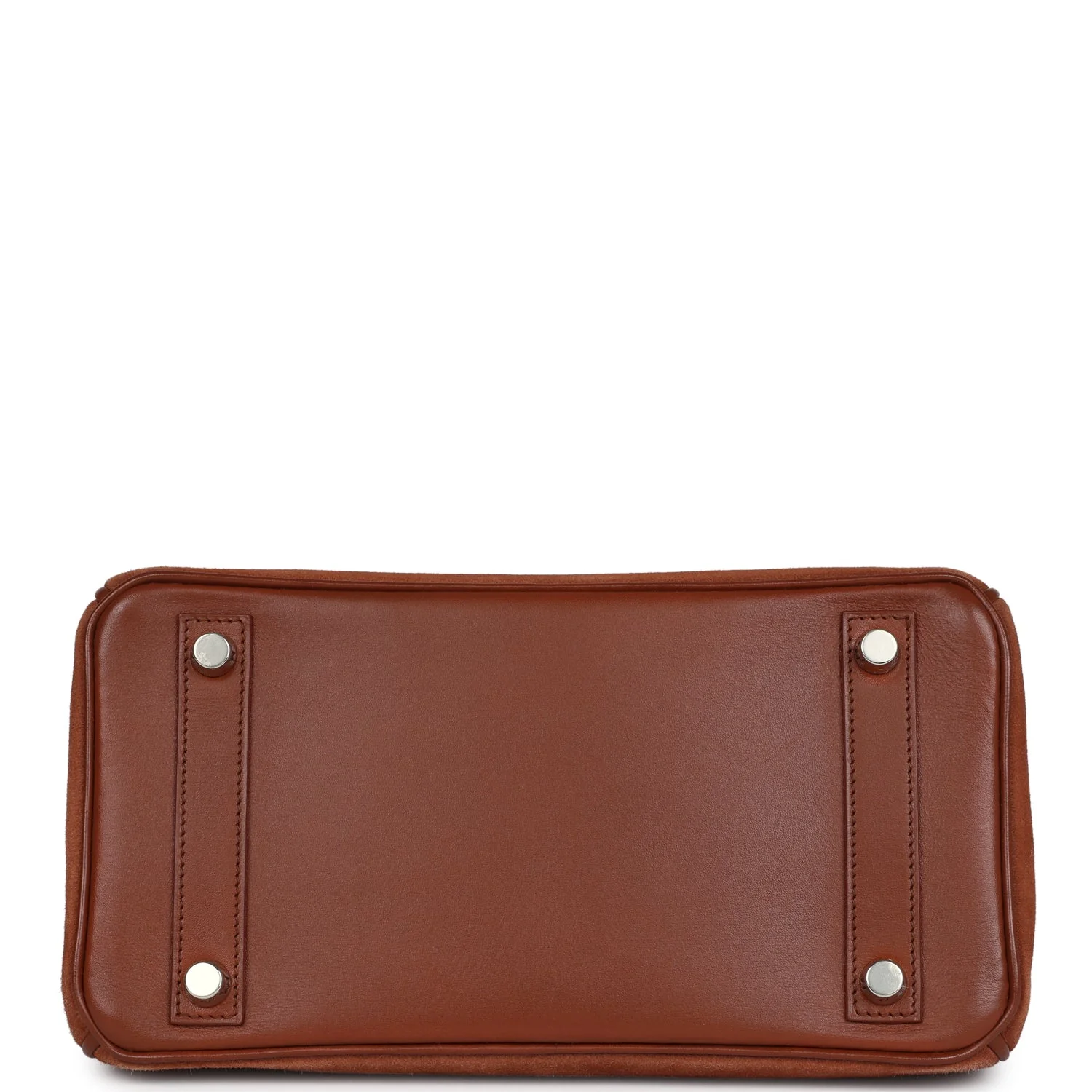 Vintage Hermes Birkin 25 Noisette Doblis and Box Palladium Hardware - Image 6