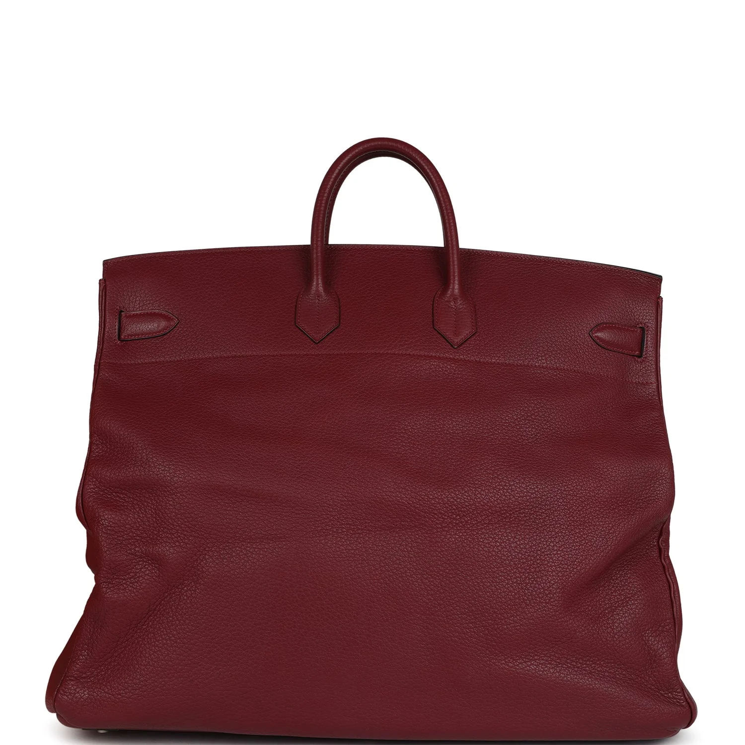 Vintage Hermes Birkin HAC 50 Rouge H Fjord Palladium Hardware - Image 4